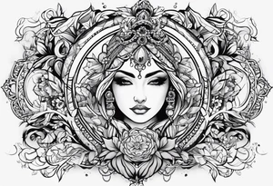 Onethin straight line tattoo idea