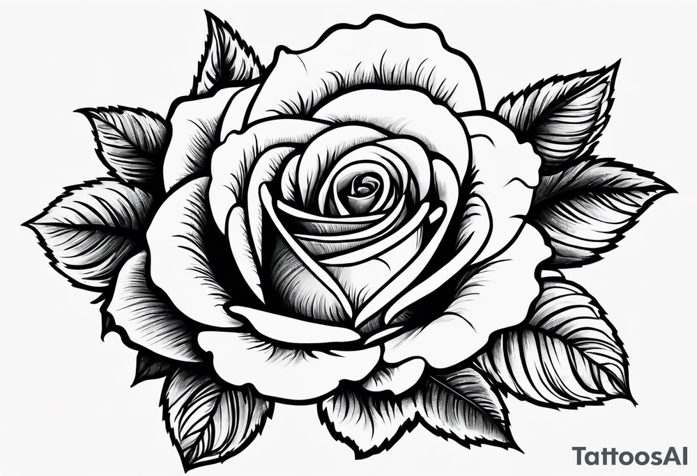detroit , roses tattoo idea