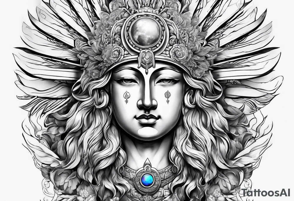 apollo
god of the sun tattoo idea