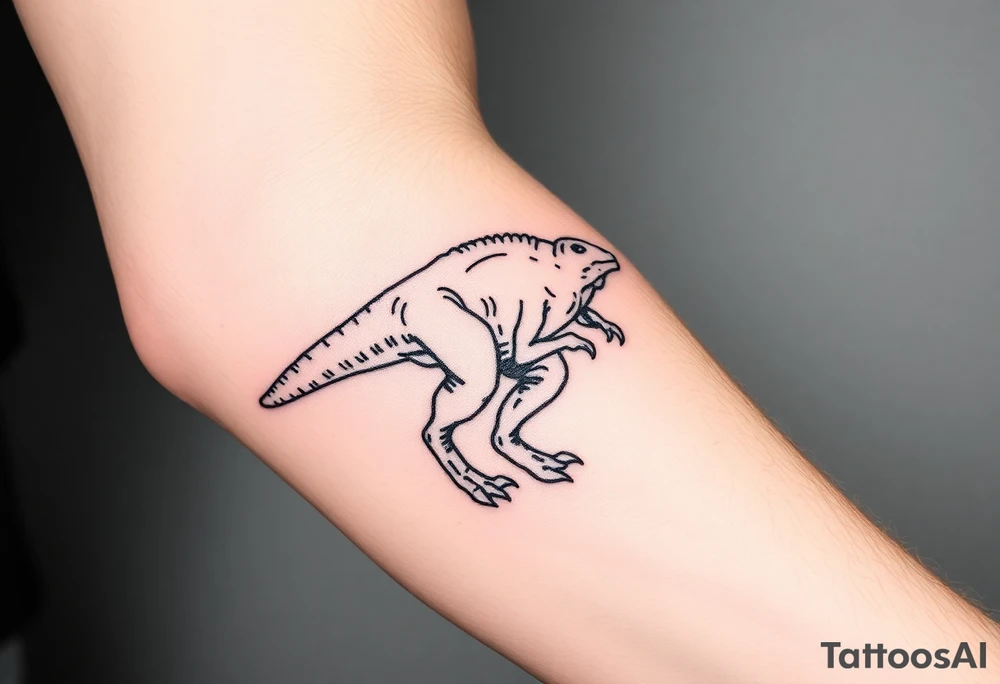 dinosaur tattoo idea