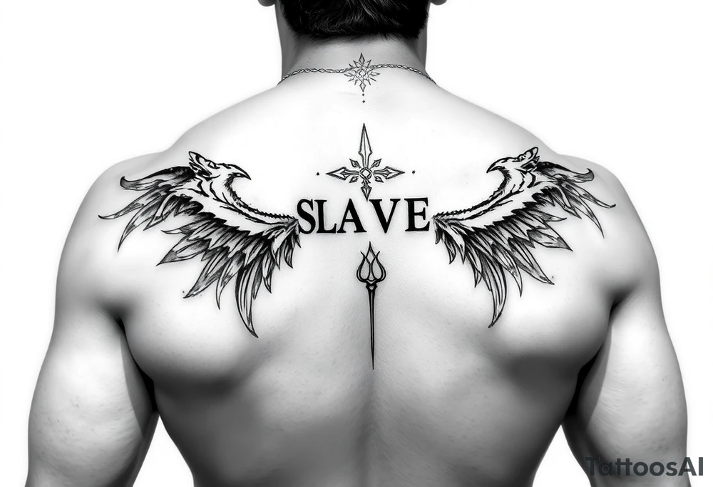 slave in bdsm relationshp. owned by M tattoo idea