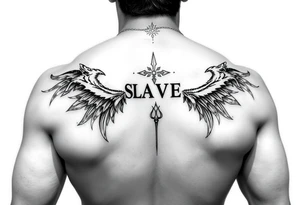 slave in bdsm relationshp. owned by M tattoo idea