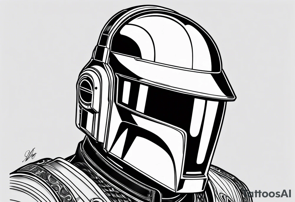 daft punk band tattoo idea