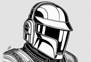 daft punk band tattoo idea