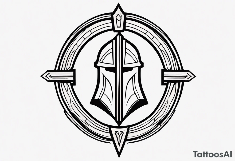 Ancient spartan symbol tattoo tattoo idea