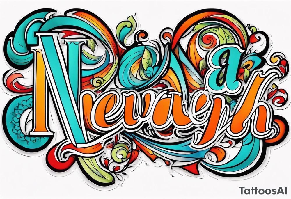 Nevaeh tattoo idea