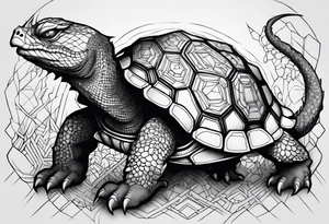 dragon turtle tattoo idea