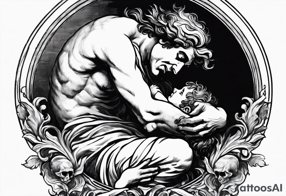 "Saturn Devouring His Son" by Francisco Goya tattoo idea