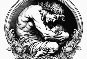 "Saturn Devouring His Son" by Francisco Goya tattoo idea