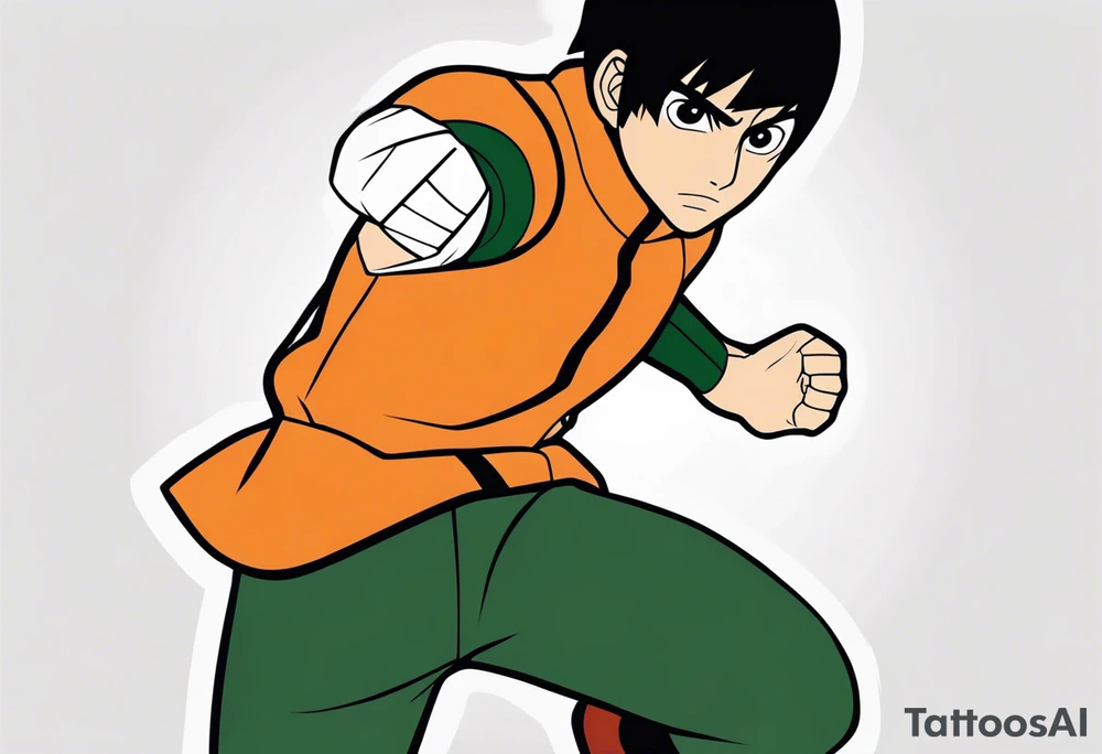 Rock Lee tattoo idea