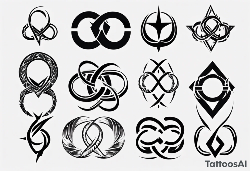 infinite symbol tattoo idea