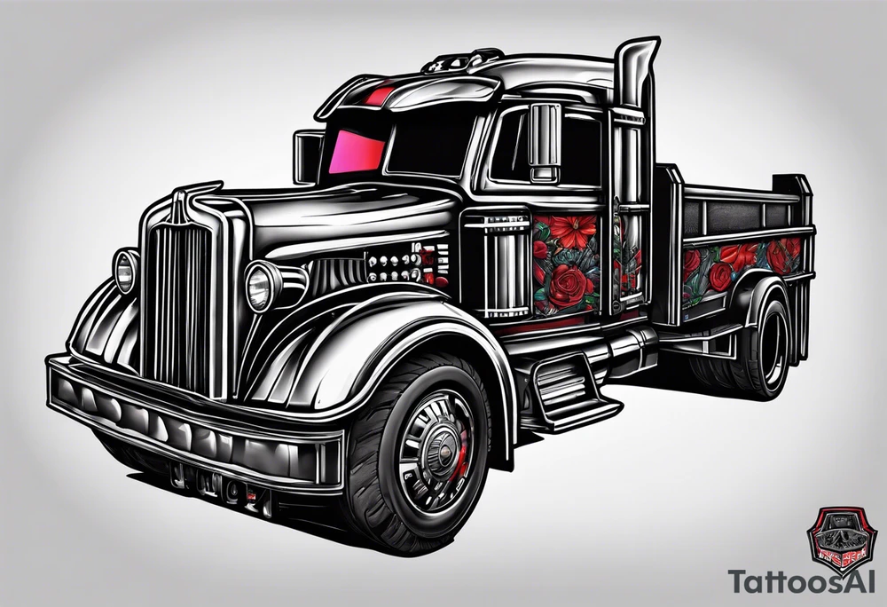 Darth Vader as a truck tattoo idea