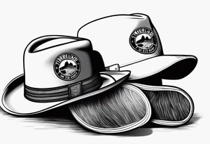 Keep it simple. A pair of timberland boots next to two flip flops and a cowboyhat on the Beach. tattoo idea