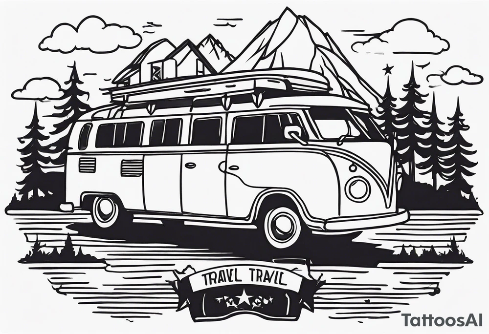 Travel tattoo idea