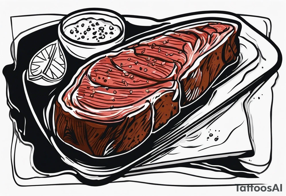 STEAK tattoo idea