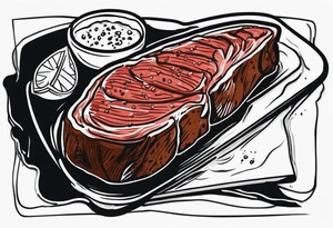 STEAK tattoo idea