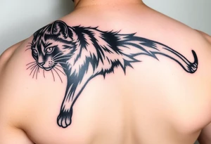 Black Cat tattoo idea