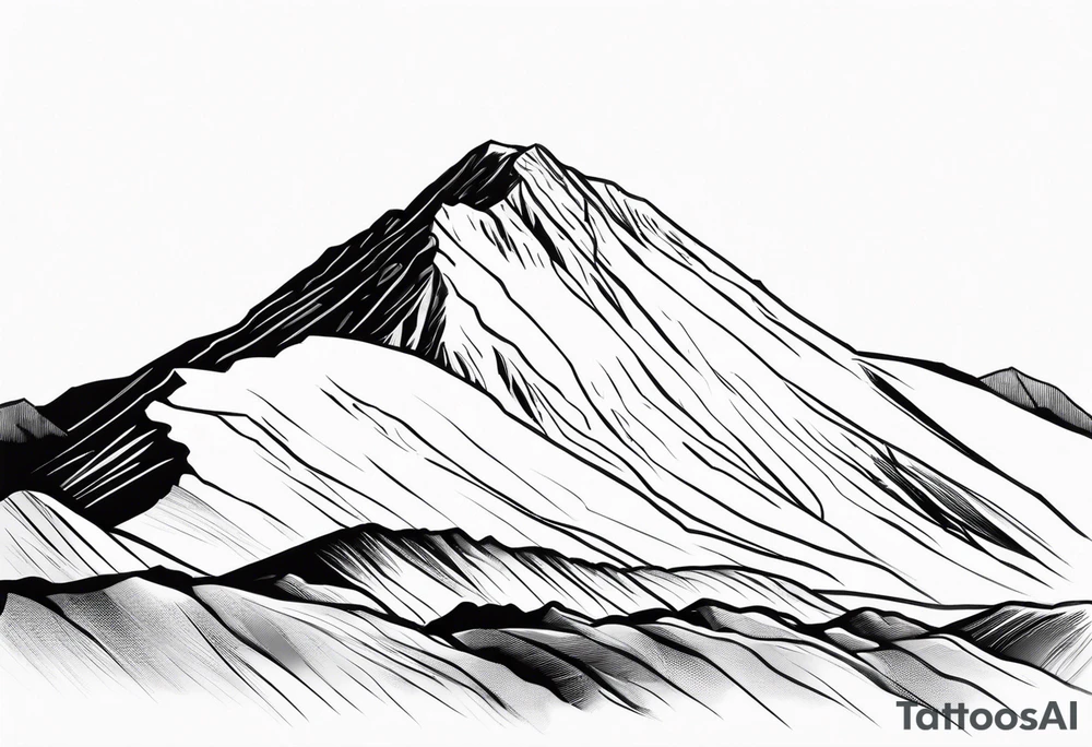 great gable from wasdale head tattoo idea