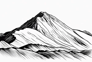 great gable from wasdale head tattoo idea