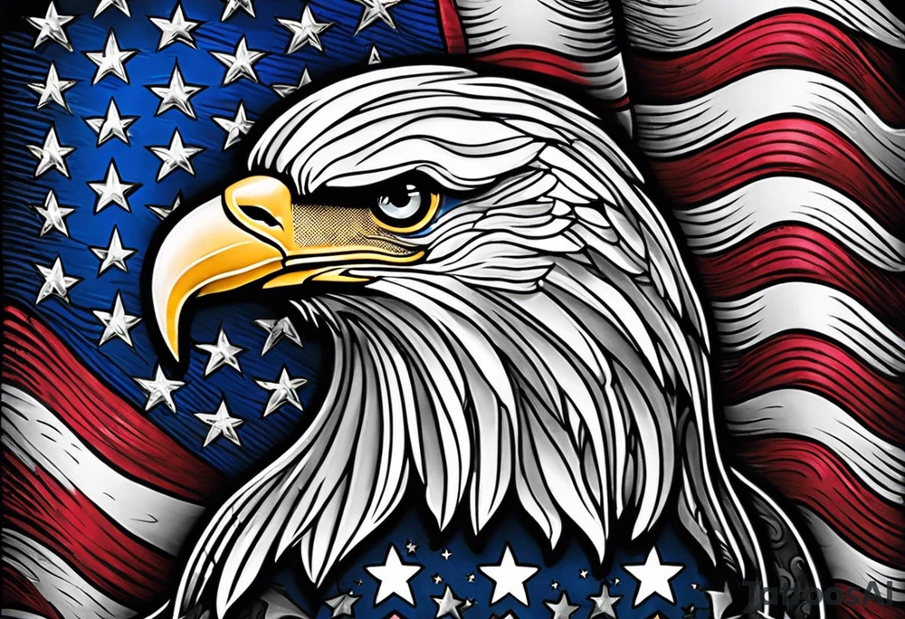 We the people
American flag tattoo idea