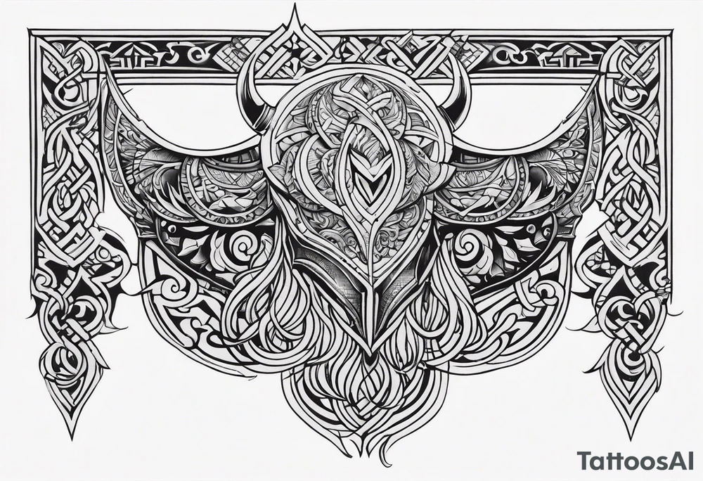 Viking ornament tattoo idea