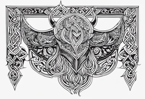 Viking ornament tattoo idea