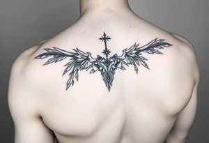 Femme spiritual fine line arm tattoo idea