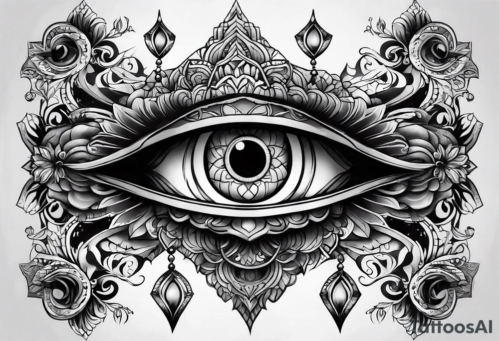 Third eye tattoo idea