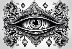 Third eye tattoo idea