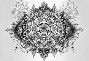 fractal sleeve tattoo tattoo idea