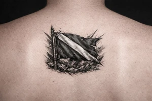 dive flag tattoo idea