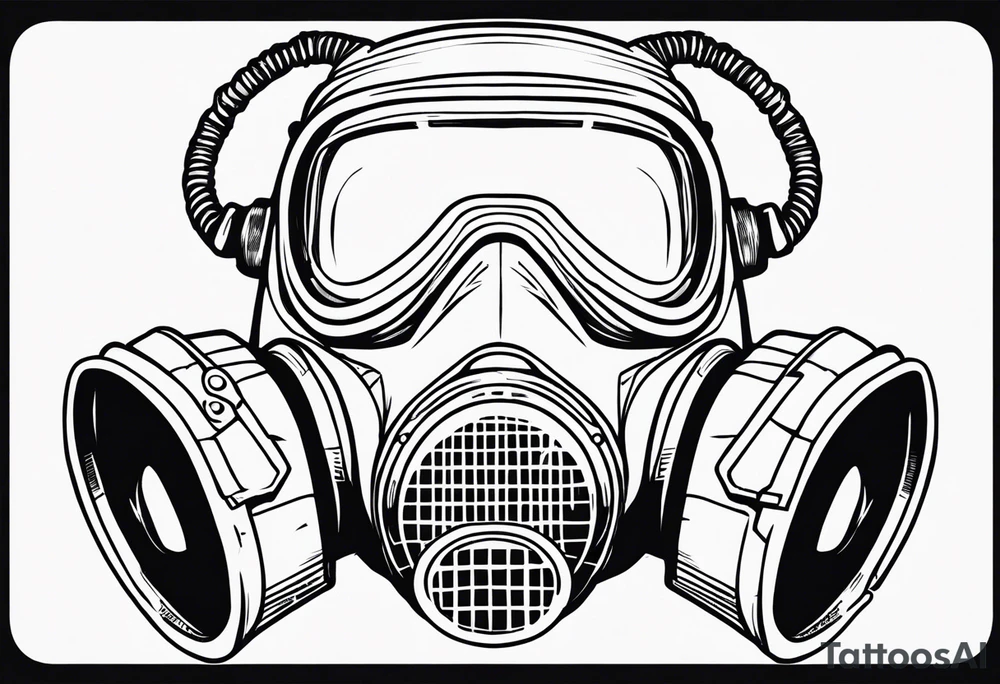 kindred gasmask tattoo idea