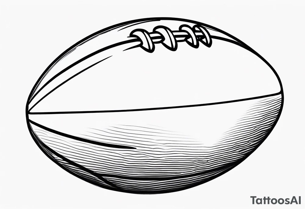 RUGBY BALL tattoo idea