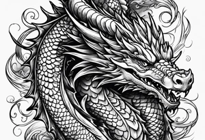 Dragon tattoo idea