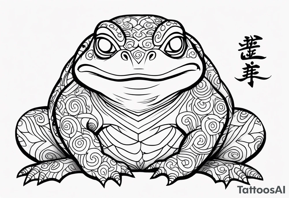 Jiraiya Naruto Gamakichi toad tattoo idea