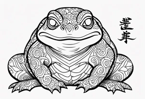 Jiraiya Naruto Gamakichi toad tattoo idea