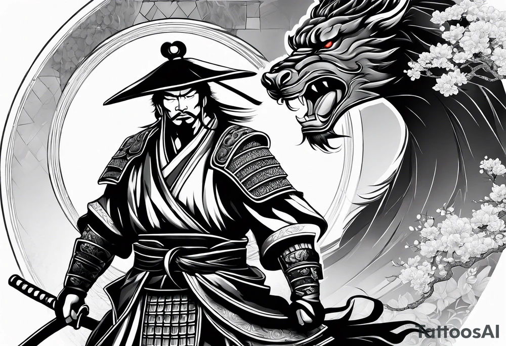 samurai tattoo idea