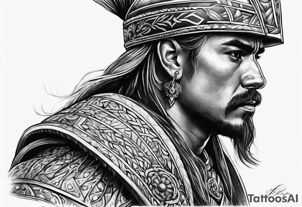 Spanish warrior tattoo idea