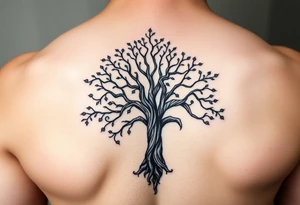 Tree of life with a Victorian feel tattoo idea