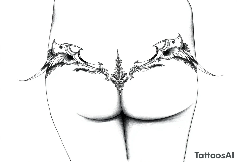 Female, thigh, sexy tattoo idea