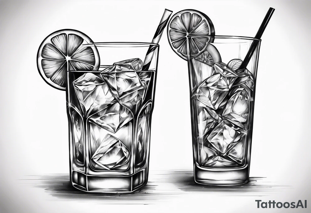 coupe cocktail glass
 glass tattoo idea