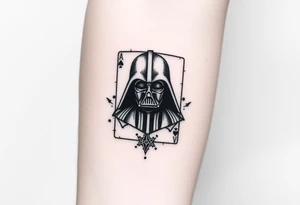 deck o f cards, Darth vader tattoo idea