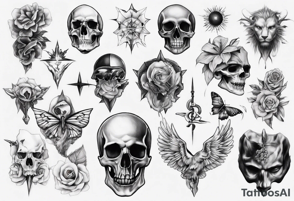 dyr realistic tattoo idea