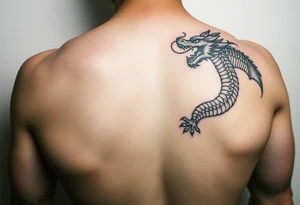 dragon sleeve tattoo idea