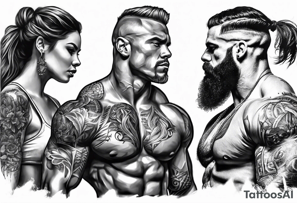 Bodybuilding tattoo idea