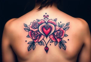 Im a twinky male and want a pretty tattoo on my public area. I like roses, kisses, hearts, and kink tattoo idea