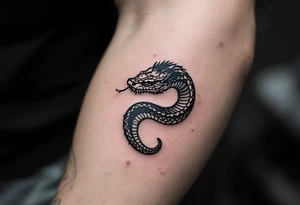 streetwear snake tattoo idea