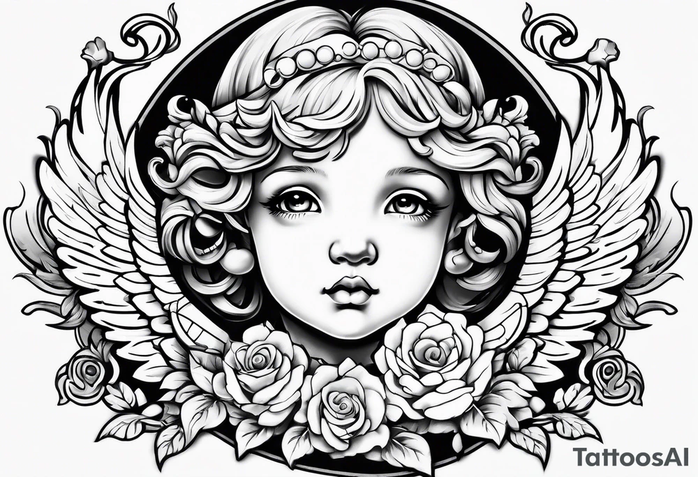 cherub tattoo idea