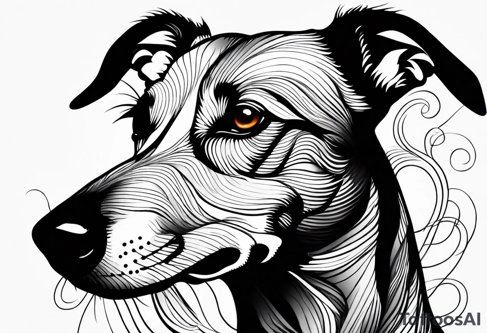 Greyhound tattoo idea