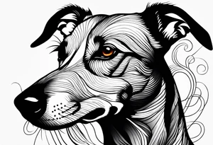 Greyhound tattoo idea